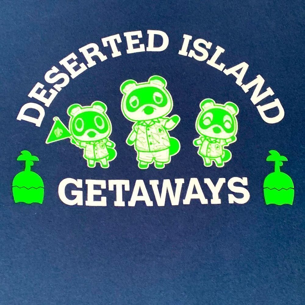 Animal Crossing New Horizons Game Graphic T-Shirt M Unisex Blue